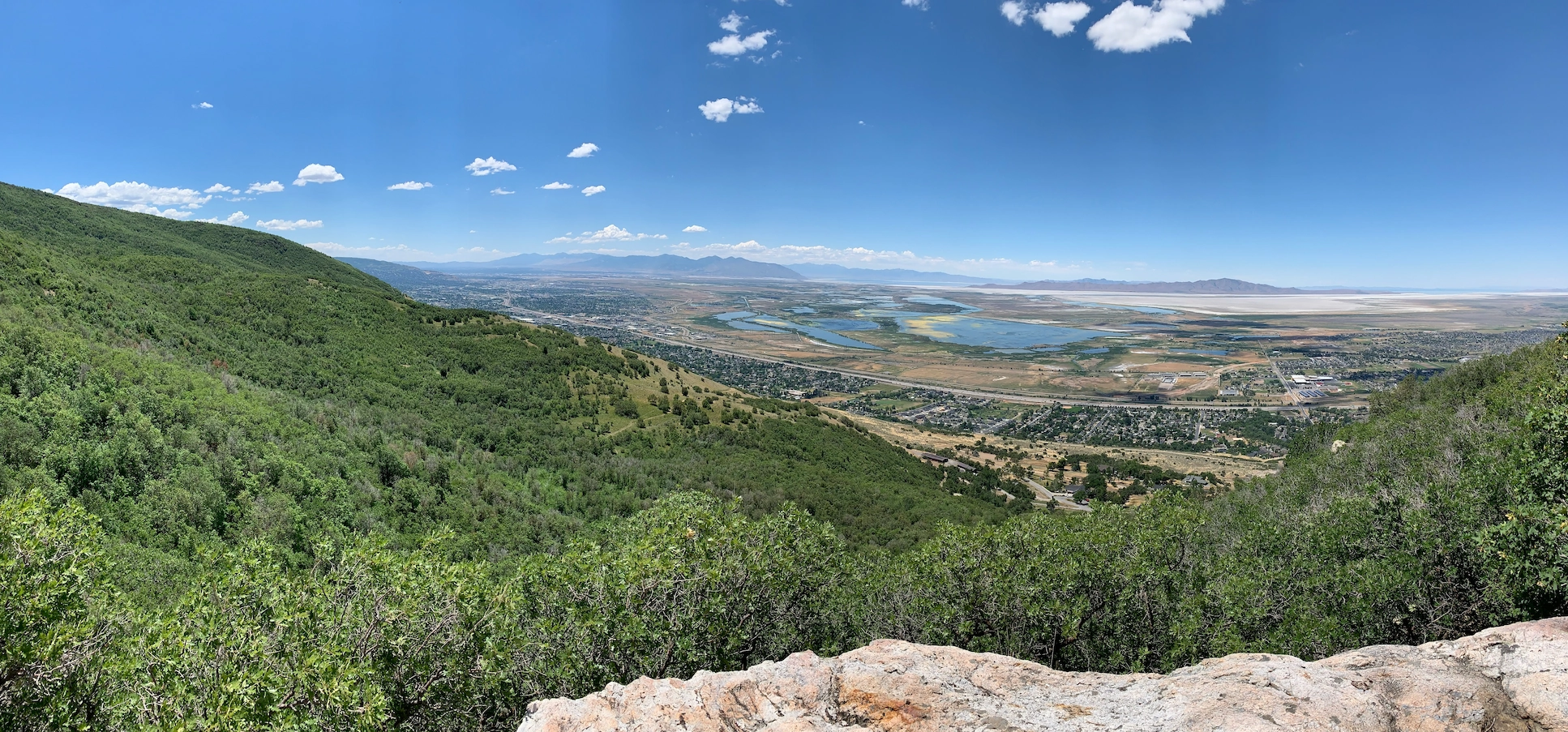 View overlooking Farmington, Utah