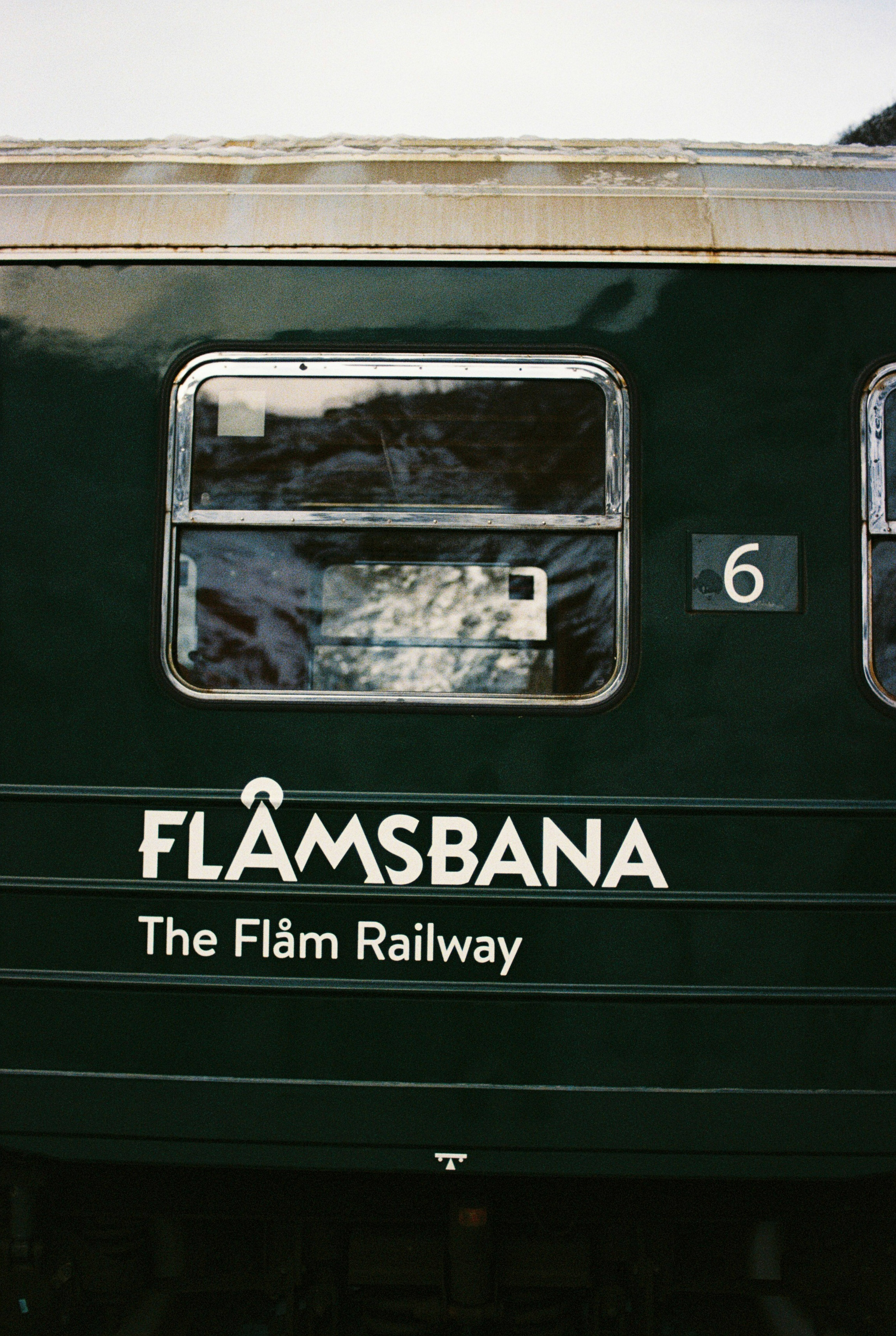 Flamsbana railway car