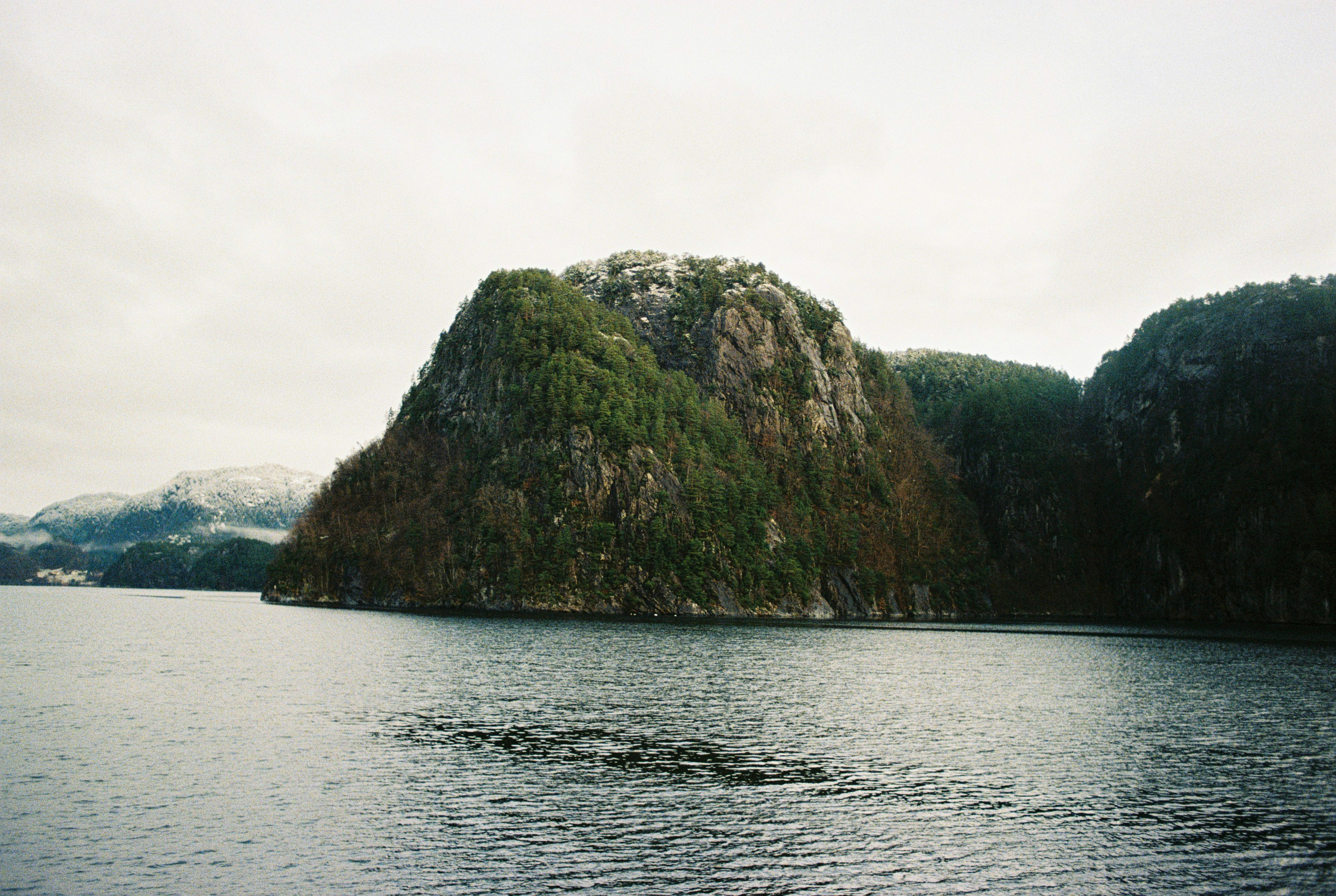 Small penisula covered in vegetation